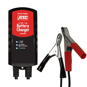 9004A ATEC Automotive Battery Charger/Maintainer 6/12V 1.5 Amp Automatic AGM Or Lead Acid