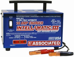 9410 Associated 10 Amp 12 Volt Automotive Battery Charger With Intellamatic III
