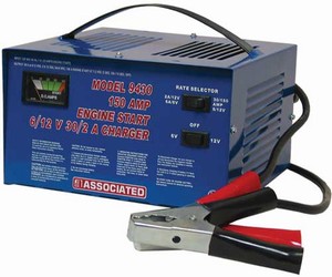 9430 Associated 30/2/150 Amp 6/12 Volt Automotive Battery Charger With Start (Remanufactured)