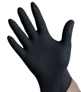 BL-L Atlantic Safety Products Large 6 mil Black Nitrile Gloves (box of 100 gloves)