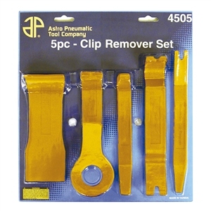 4505 Astro Pneumatic 5 Pc. Fastener & Molding Remover Set