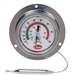 6812-01-3 Cooper Panel Thermometer 2" Dial Back Flange 48" Cap Back Connection NSF -40/60°F/°C
