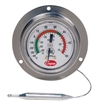 6812-01-3 Cooper Panel Thermometer 2" Dial Back Flange 48" Cap Back Connection NSF -40/60°F/°C