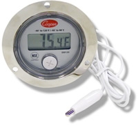 DM120-0-3 Cooper-Atkins Digital Panel Thermometer 2" Front Flange 39" Cord NSF -40/120°F/°C
