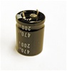 14-160 CPS Capacitor 470uFD Electrolytic 200 Volt