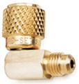 AD849C 1/4" Male Flare x 1/2" Acme Female 90º Swivel Access Adapter