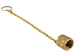 AVC134C CPS 1/2" ACME Brass Cap With Chain Tether (2 Pack)