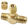 AVT4M CPS 1/8" MPT x 1/4" Flare x 1/4" Flare Tee Valve Connector (3-Pk)