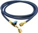 HJ3BE CPS 3' Blue Premium Hose, 5/16" (1/2"-20 UNF) Fittings & BV on end