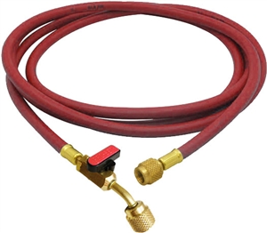 HJ3RE CPS 3' Red Premium Hose, 5/16" (1/2"-20 UNF) Fittings & BV on end