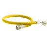 HJ3Y CPS 3' Yellow Premium Hose, 5/16" (1/2"-20 UNF) Fittings