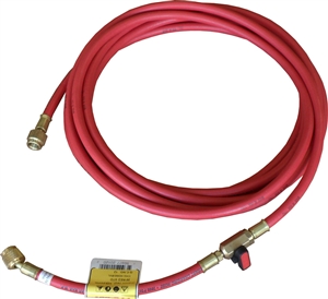 HS15RL CPS 15' Red Standard In-Line Ball Valve Hose