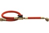 HS6RL CPS Red 6' Standard 1/4'' In-Line BV Hose