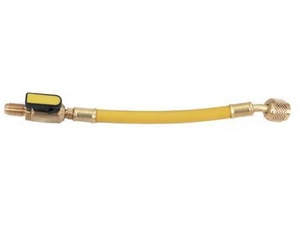 HTYE CPS 6" Yellow BV Hose Extension, 1/4" SAE Fittings