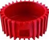 RGX80RB CPS 3 1/8" / 80mm Red Protective Rubber Gauge Boot
