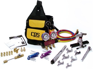 TLB410A CPS R-410A Universal A/C Tool & Adapter Kit For Mini-Split & Central A/C systems