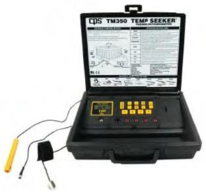 TM350 CPS 4-Station Thermo-Psychrometer; Includes air probe, pipe probe, & general probe