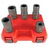 SS8205WS Chicago Pneumatic 1" Drive 5 Piece Wheel Service Socket Set SAE & Metric