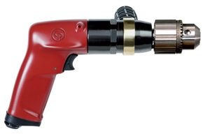 CP1117P09 Chicago Pneumatic 1/2" (13mm) 1Hp Industrial Pistol Drill with Jacobs Keyed Chuck