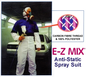 74042 E-Z Mix Medium Anti-Static Spray Suit