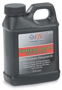 2479 FJC Universal PAG Oil with Fluorescent Dye - 8 oz (12 pack)