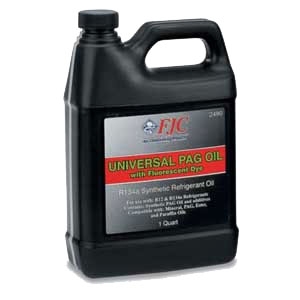 2480 FJC Inc. FJC Universal PAG Oil with Fluorescent Dye - quart (12 Pack)