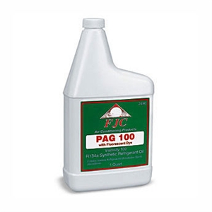 2496 FJC Inc. PAG Oil 100 with Dye - quart (12 Pack)