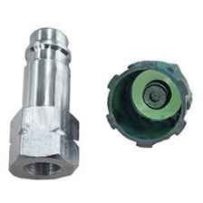 2809 FJC R-1234yf Aluminum Low Side Adapter With JRA Valve Core (5 Pack)