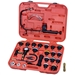 43664 FJC Inc. 28 Piece Deluxe Radiator Cap Pressure Test Kit with Air Lift