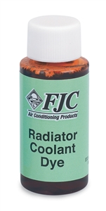 4928D FJC Inc. Radiator Coolant Dye - 1 oz - Display Packaging