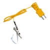 ATWB1 Fieldpiece K-Type Thermocouple Wet Bulb (sock) with Alligator Clip