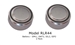 RLR44 Fieldpiece Replacement Battery for SPK1, SWT2, SIL2 & SIP2 (2 Pack)