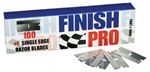 9009 Finish Pro #9 Single Edge Razor Blades - Box Of 100