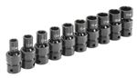 1210UM Grey Pneumatic 10 Pc. 3/8” Dr. Metric Universal Set