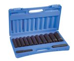 1313XD Grey Pneumatic 13 Pc. 6-Point Extra-Deep Impact Socket Set