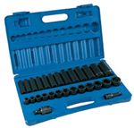 1328RD Grey Pneumatic 28 Pc. 1/2” Dr. Standard & Deep Fractional Socket Set