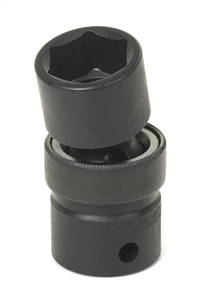 2011UM Grey Pneumatic 1/2" Drive X 11mm Standard Universal Socket