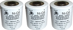 703-057-G1 Inficon Nicd Power Cells, Set Of Three