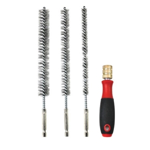 8083 IPA 9" Stainless Steel Bore Brush Set with Driver Handle