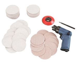 3128K Ingersoll Rand Mini Random Orbital Sander Kit