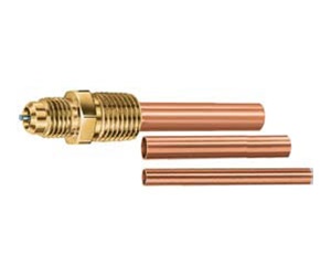 A31012 JB Industries 1/4" OD Copper Tube Ext. w/ 1/8" & 3/16" Copper Bushing Access 3 Pack