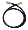 CL6HD-72 JB Industries 3/8" X 72" Heavy Duty Black Charging Hose