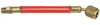 CLP-6R JB Industries 1/4" x 6" Red Replacement Enviro-Safe Whip End with 1/8" MPT