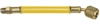 CLP-6Y JB Industries 1/4" x 6" Yellow Replacement Enviro-Safe Whip End with 1/8" MPT