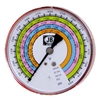 M2-405 JB Industries High Side Illuminating Red R-22 / R-134A / R-404A / R-410A Pressure Gauge - 4"