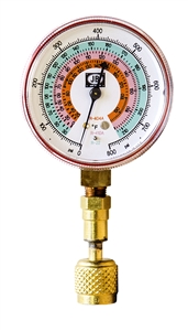 QC-G465 JB Industries 2-1/2" Pressure (High Side) Test Gauge 1/4" Female Quick Connect R22/R404A/R410A