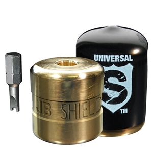 SHLD-U12 JB Industries Shield Tamper Resistant Access Valve Locking Cap Universal Black - 12 Pack includes Bit
