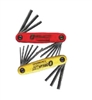 T30605 JB Industries Hex Key Set Imperial (5/64" - 1/4") and Metric (2 mm - 8 mm)