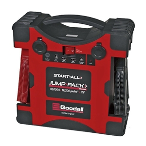 JP-12-10000 Goodall 12 Volt lithium Cobalt 10,000 Amp Start•All Jump Pack