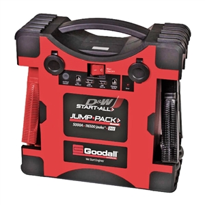 JP-12-5000 Goodall 12 Volt lithium Cobalt 5,000 Amp Start•All Jump Pack